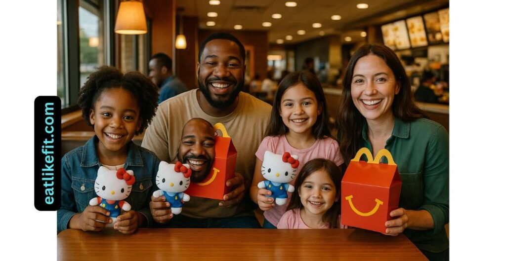 Fans collecting Hello Kitty Happy Meal toys at McDonald’s in 2025