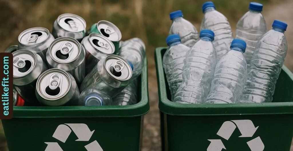 Liquid Death emphasizes sustainability with aluminum cans over plastic bottles
