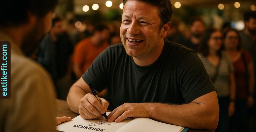 “Celebrity chef connecting with fans at the Yes Chef Food Festival.”