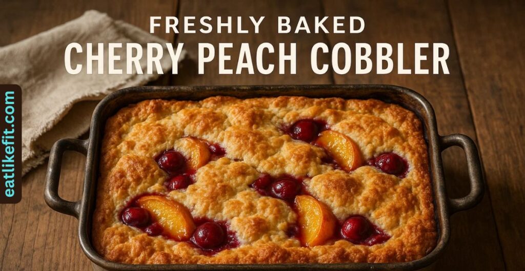 Easy Cherry Peach Cobbler Recipe