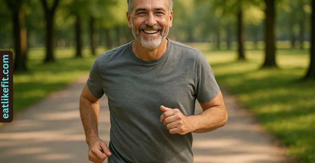 Man in his 50s enjoying improved energy and health during semaglutide treatment