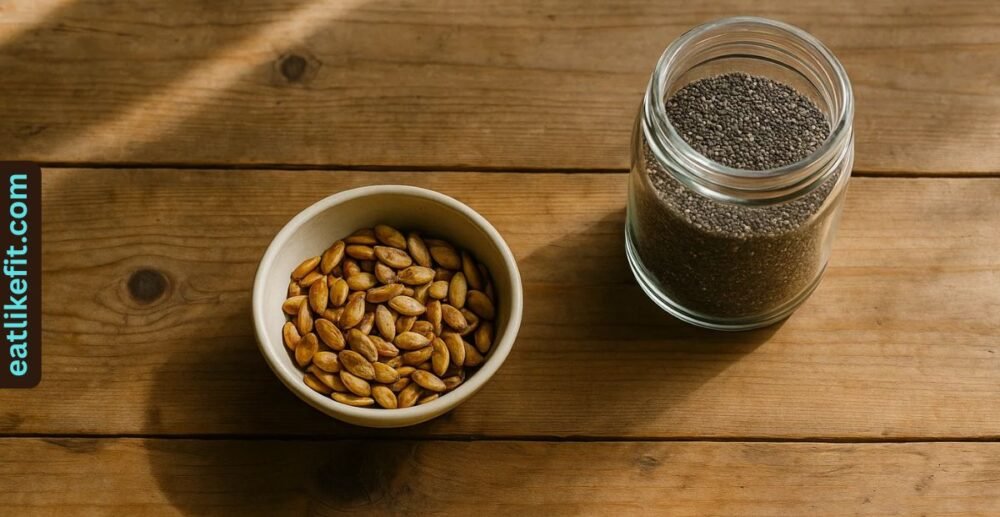 Pumpkin Seeds vs Chia Seeds
