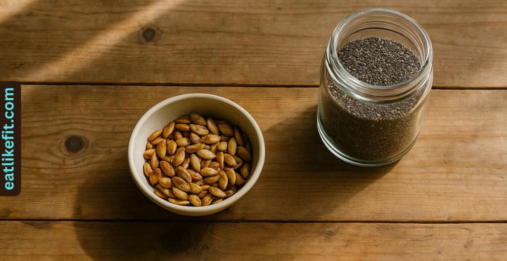 Pumpkin Seeds vs Chia Seeds