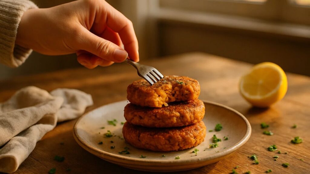 Chickpea Sweet Potato Patties