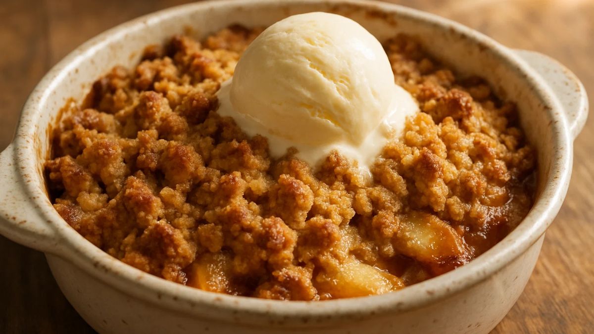 Easy Apple Crisp Recipe Without Oatmeal