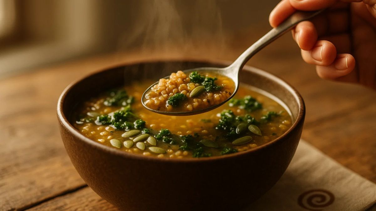 High-Protein Vegan Soup