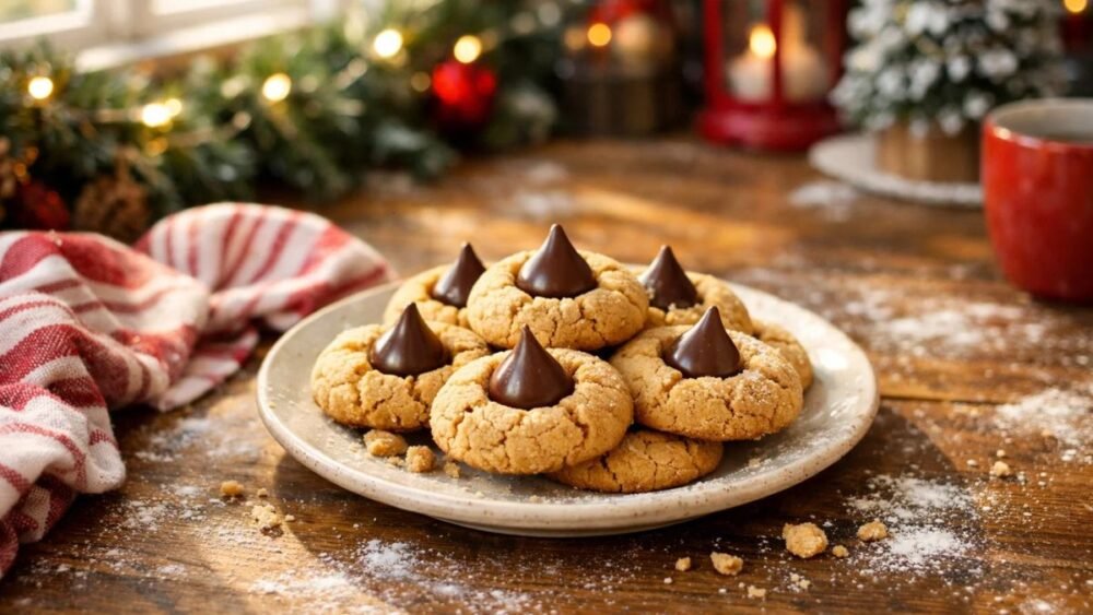 3-Ingredient Peanut Butter Blossoms Recipe