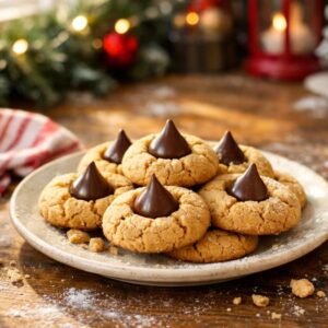 3-Ingredient Peanut Butter Blossoms Recipe