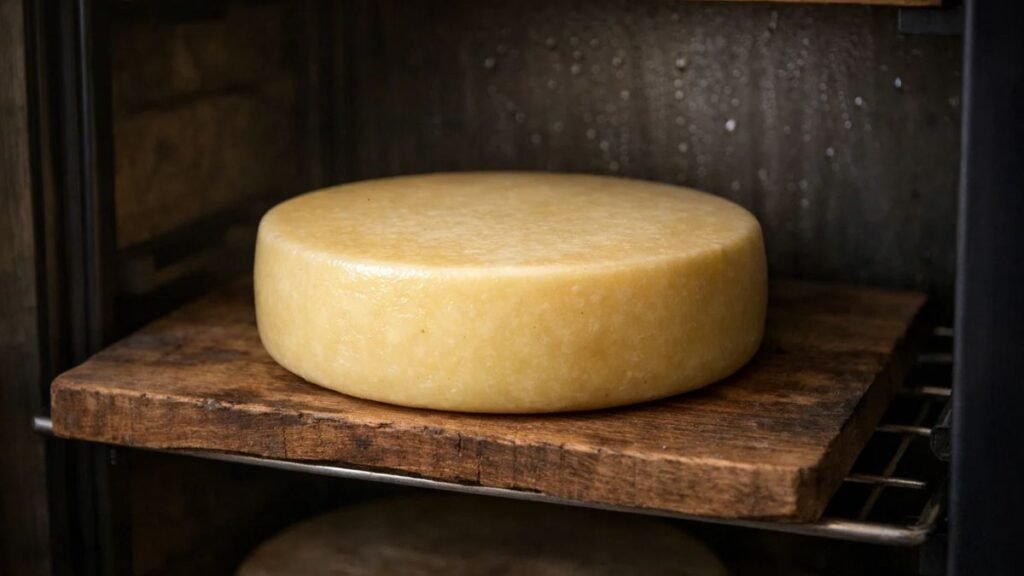 Aging Butterkase cheese at home in controlled temperature