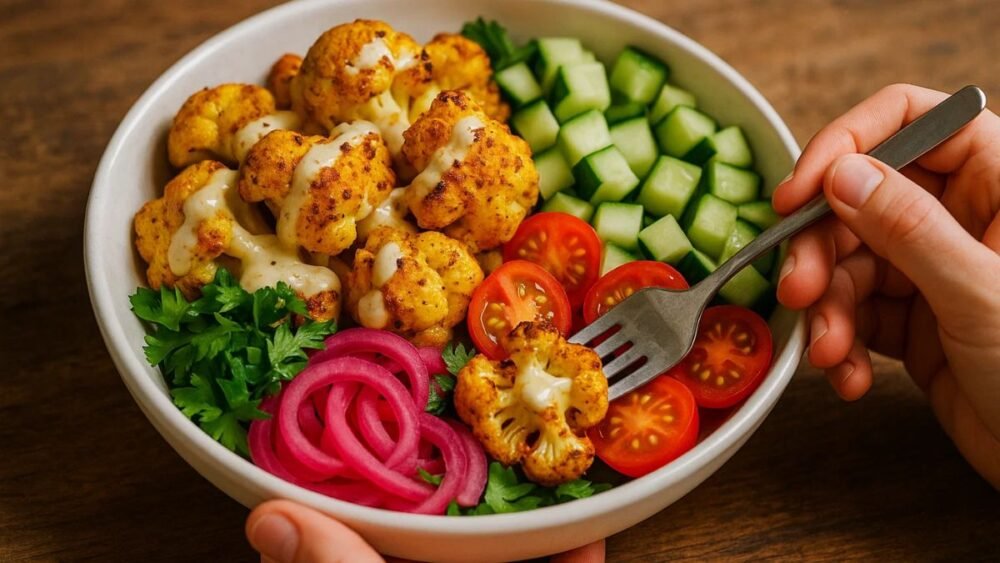 Cauliflower Shawarma Bowls