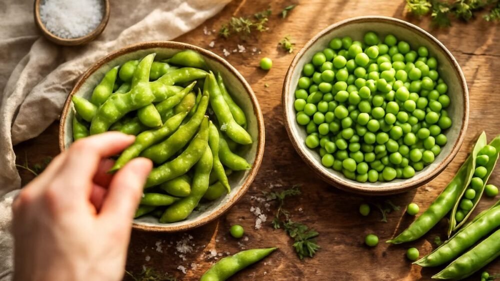 Edamame vs Peas