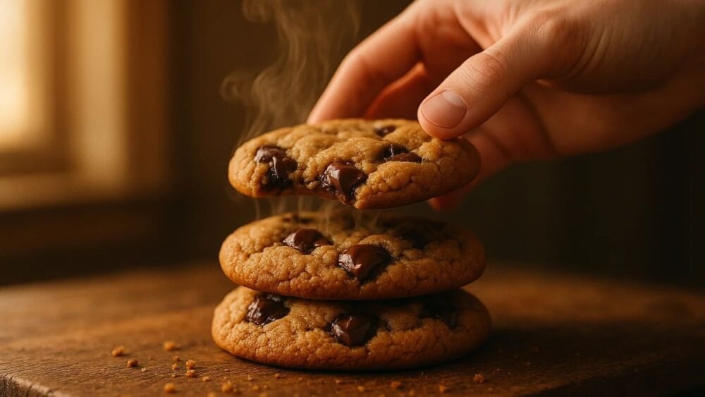 Eggless Chocolate Chip Cookies Recipe
