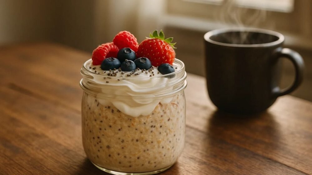 Overnight Protein Oats for Weight Loss