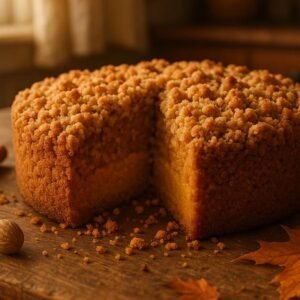 Pumpkin Spice Crumble Cake