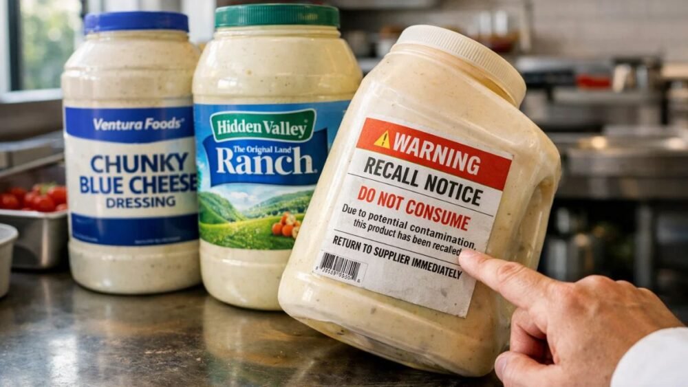 Ventura Foods Salad Dressing Recall Sparks Safety Alert