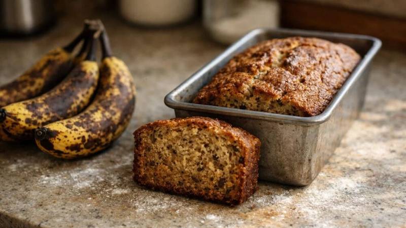 Banana Loaf Without Baking Soda