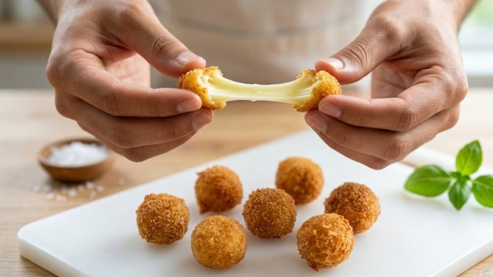 Crispy Mozzarella Cheese Balls Recipe