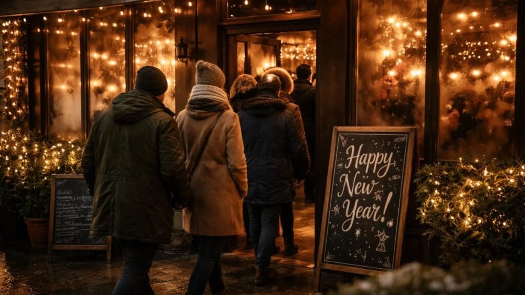 Casual dining restaurant open on New Year’s Eve at night