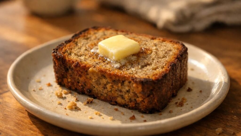 toasted banana loaf without baking soda