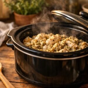 Crockpot Chicken and Stuffing Recipe