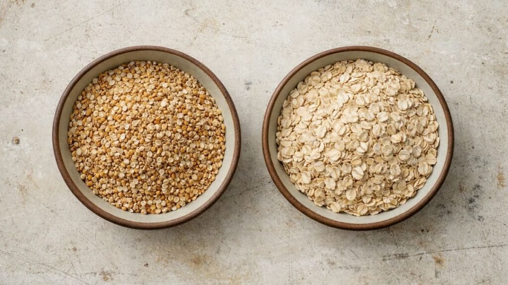 steel-cut oats vs instant oats comparison, best oats for empty stomach breakfast