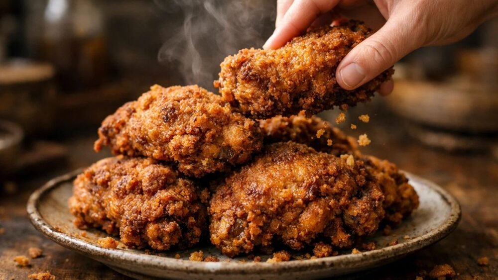 Crispy Fried Chicken Thighs Recipe