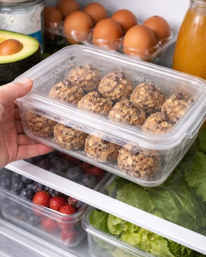 Place the balls on a lined tray and refrigerate for 20–30 minutes until firm.