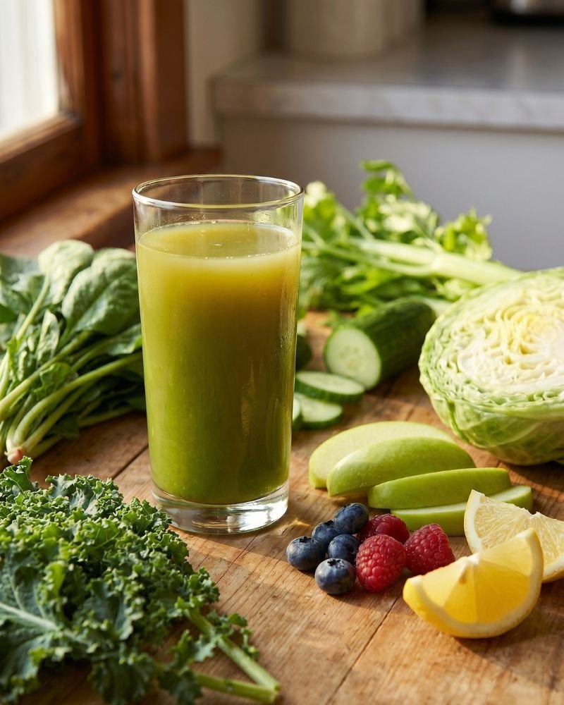 low sugar fruit juice for weight loss green apple berries lemon healthy juice balance