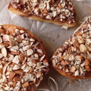 Healthy Almond Snickers Apple Slices